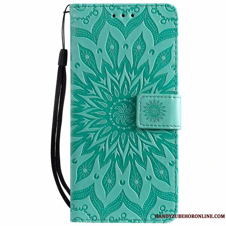 Etui Huawei Y5 2019 Tasker Lyserød Anti-fald, Cover Huawei Y5 2019 Læder Mønster Telefon