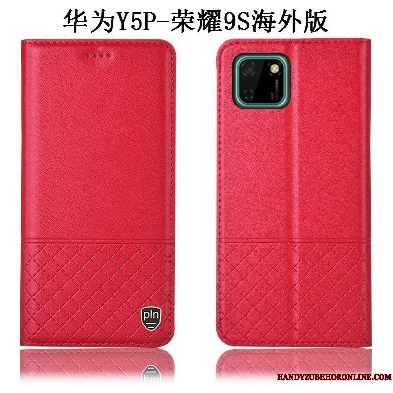Etui Huawei Y5p Beskyttelse Sort Telefon, Cover Huawei Y5p Folio Anti-fald