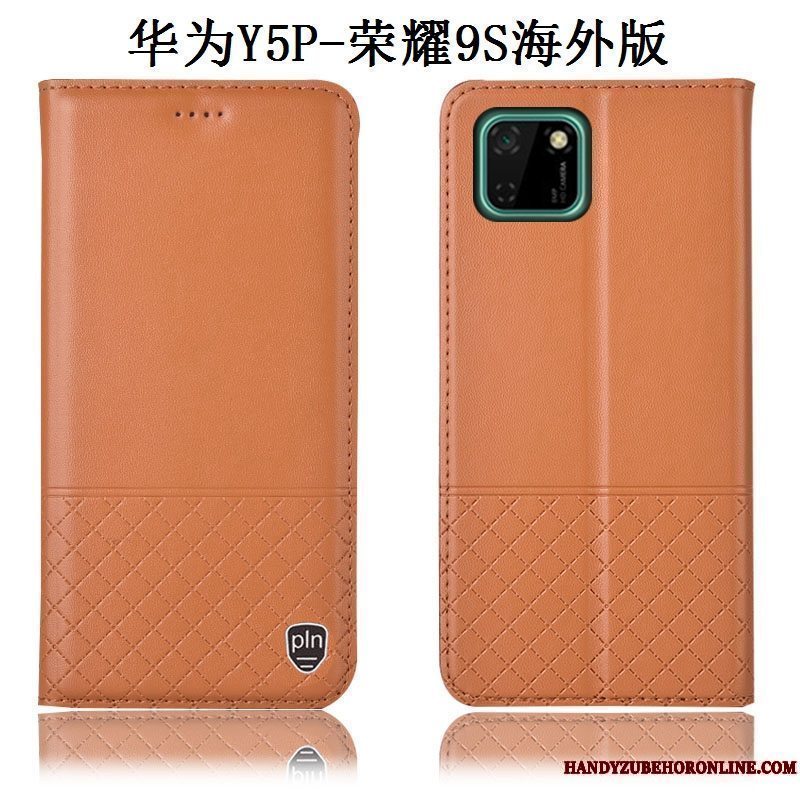 Etui Huawei Y5p Beskyttelse Sort Telefon, Cover Huawei Y5p Folio Anti-fald