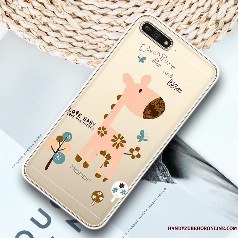 Etui Huawei Y6 2018 Blød Telefongennemsigtig, Cover Huawei Y6 2018 Beskyttelse