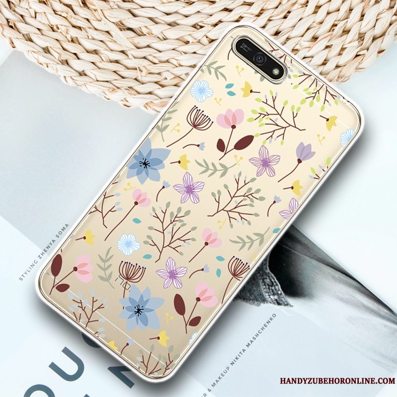 Etui Huawei Y6 2018 Blød Telefongennemsigtig, Cover Huawei Y6 2018 Beskyttelse