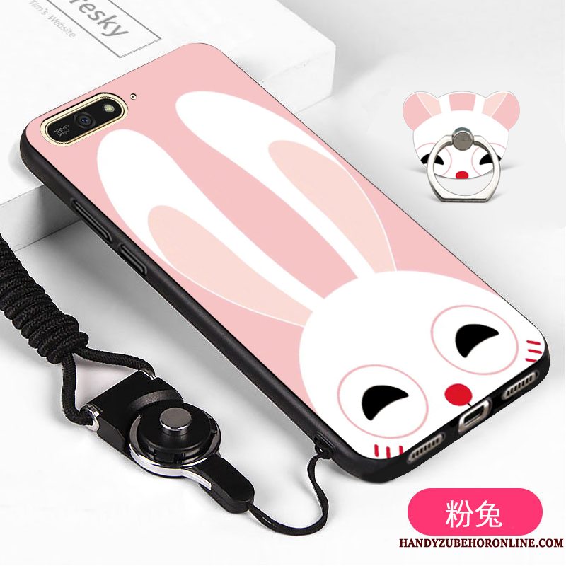 Etui Huawei Y6 2018 Blød Telefonhvid, Cover Huawei Y6 2018 Beskyttelse