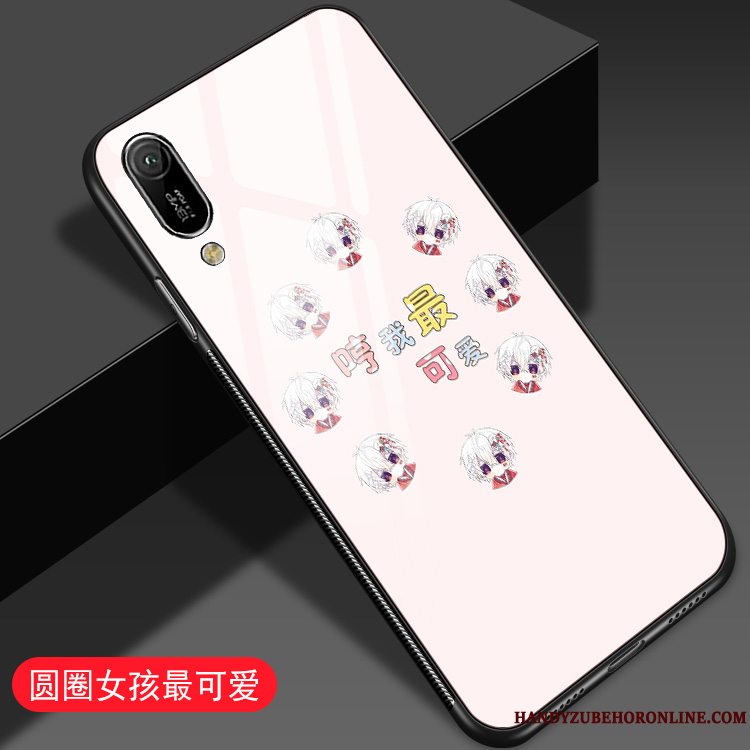 Etui Huawei Y6 2019 Beskyttelse Anti-fald Elskeren, Cover Huawei Y6 2019 Silikone Spejl Kat
