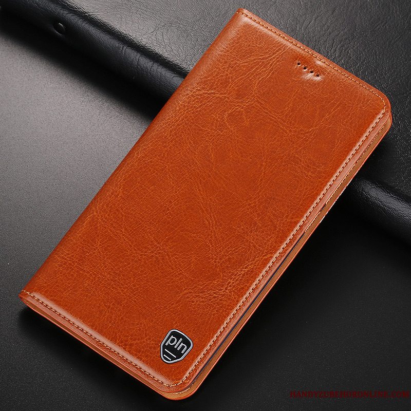 Etui Huawei Y6 2019 Beskyttelse Brun Mønster, Cover Huawei Y6 2019 Tasker Telefon