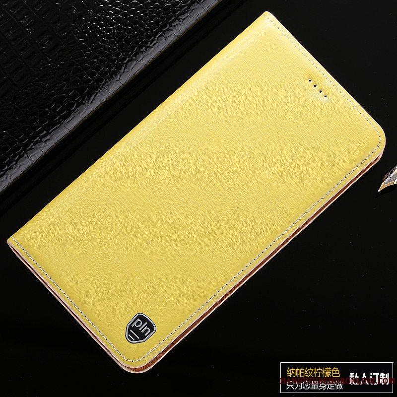 Etui Huawei Y6 2019 Beskyttelse Mønster Anti-fald, Cover Huawei Y6 2019 Tasker Gul Telefon