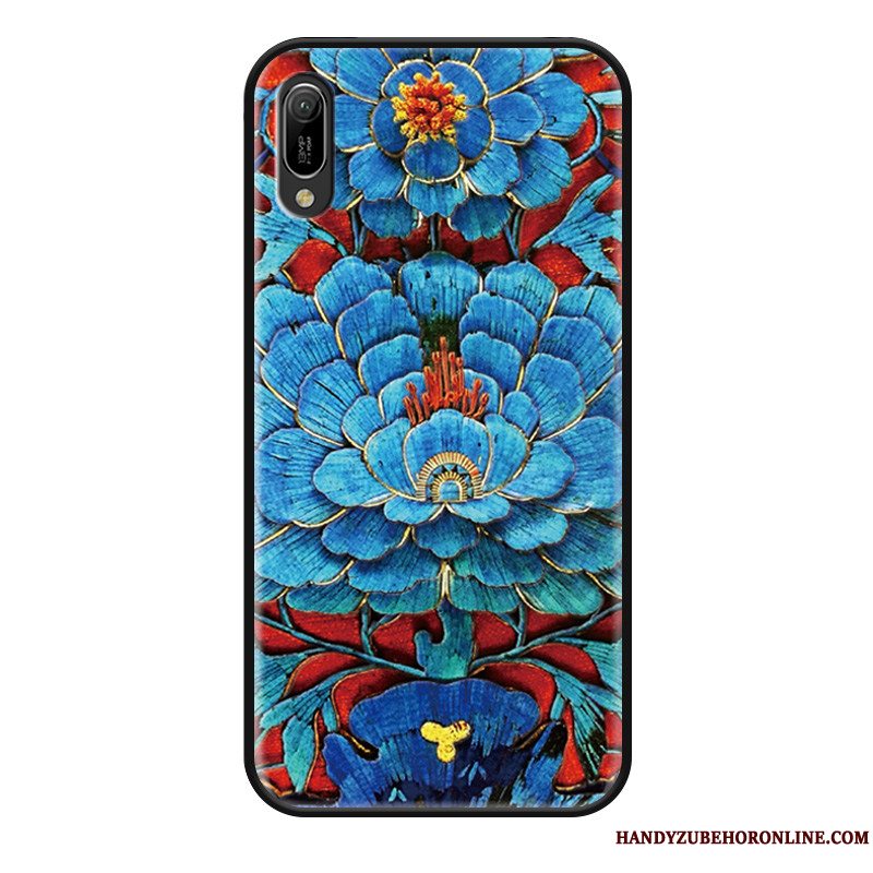 Etui Huawei Y6 2019 Beskyttelse Telefonanti-fald, Cover Huawei Y6 2019 Tasker Grøn Kinesisk Stil