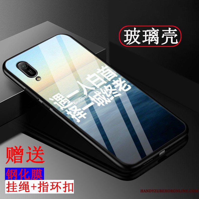 Etui Huawei Y6 2019 Beskyttelse Tilpas Mønster, Cover Huawei Y6 2019 Tasker Simple Gul