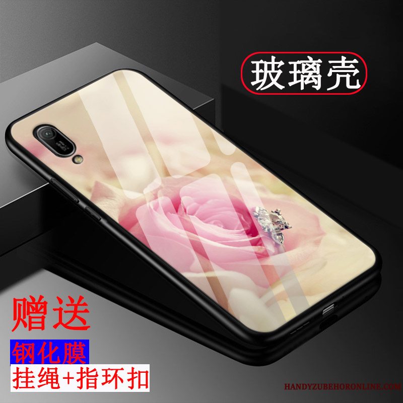 Etui Huawei Y6 2019 Beskyttelse Tilpas Mønster, Cover Huawei Y6 2019 Tasker Simple Gul