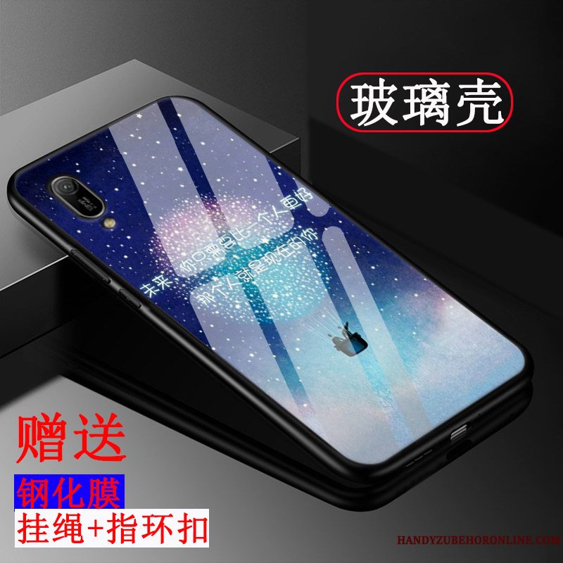 Etui Huawei Y6 2019 Beskyttelse Tilpas Mønster, Cover Huawei Y6 2019 Tasker Simple Gul