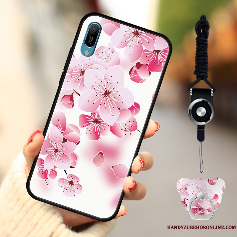 Etui Huawei Y6 2019 Blød Sort Telefon, Cover Huawei Y6 2019 Mode Anti-fald