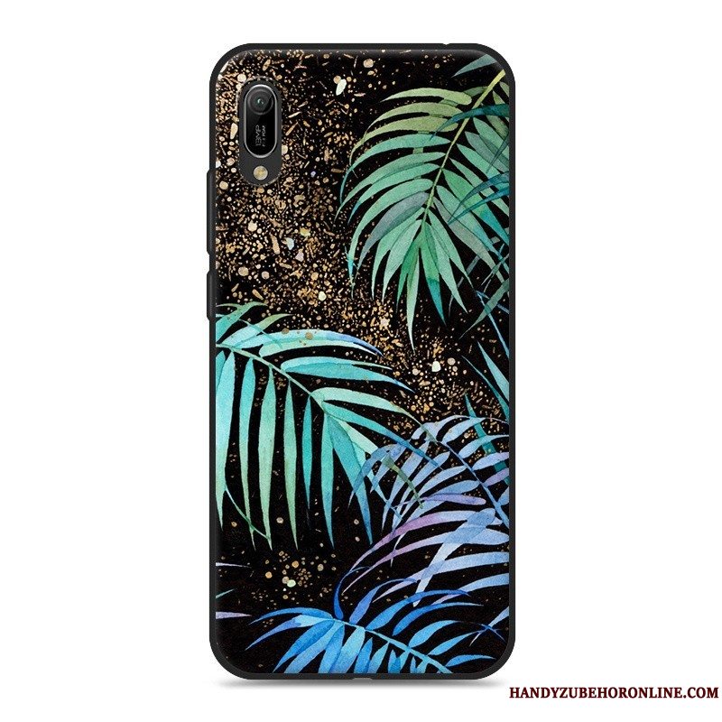 Etui Huawei Y6 2019 Blød Telefonhængende Ornamenter, Cover Huawei Y6 2019 Cartoon Rød