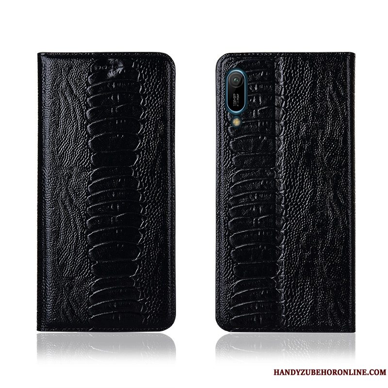 Etui Huawei Y6 2019 Folio Anti-fald Fugl, Cover Huawei Y6 2019 Blød Ny Rød