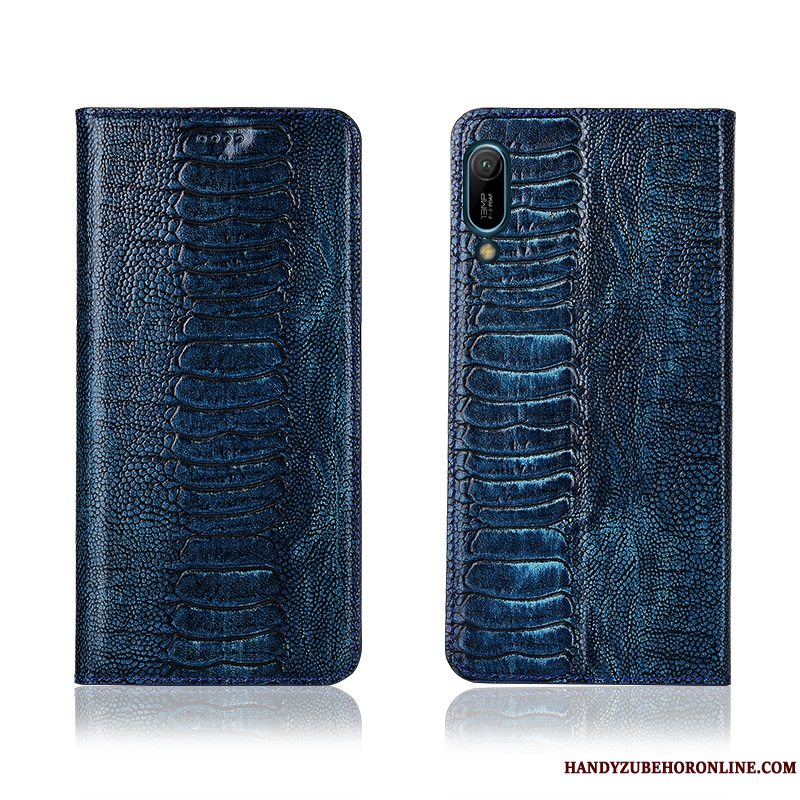 Etui Huawei Y6 2019 Folio Anti-fald Fugl, Cover Huawei Y6 2019 Blød Ny Rød