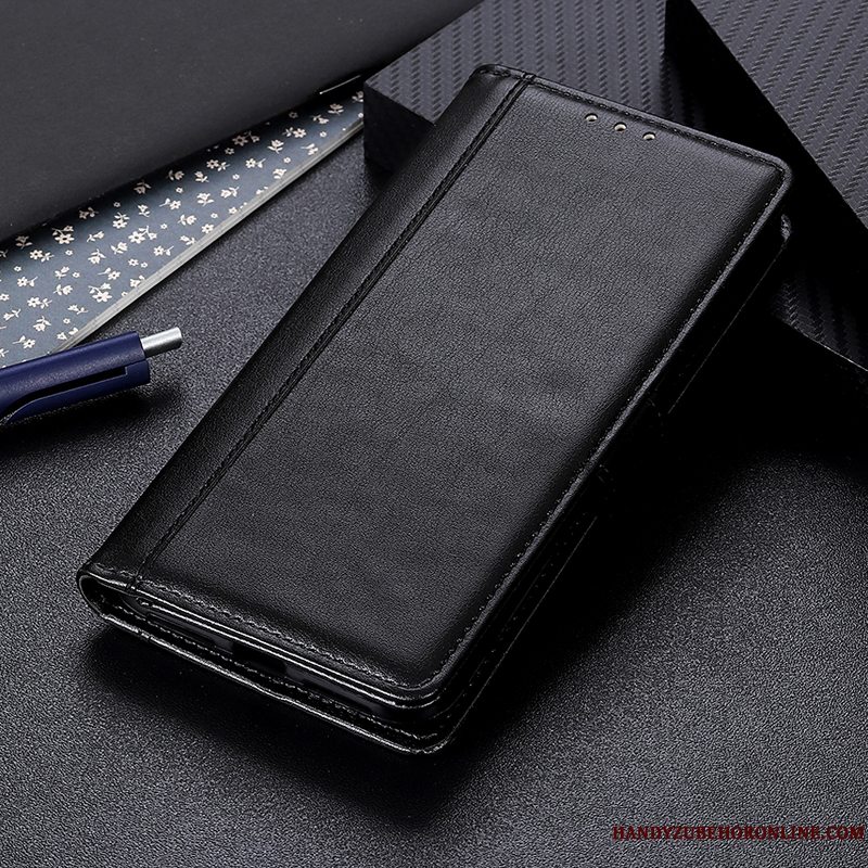 Etui Huawei Y6 2019 Folio Rød Kort, Cover Huawei Y6 2019 Tasker Business