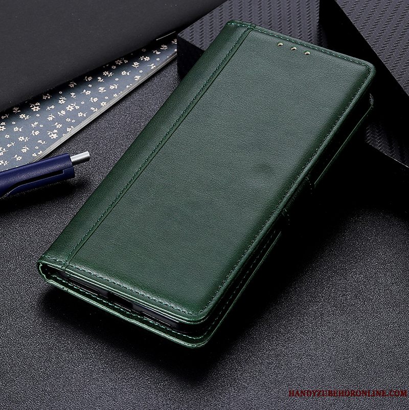 Etui Huawei Y6 2019 Folio Rød Kort, Cover Huawei Y6 2019 Tasker Business