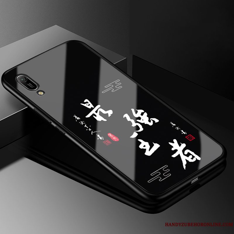 Etui Huawei Y6 2019 Kreativ Anti-fald Trend, Cover Huawei Y6 2019 Silikone Telefonaf Personlighed