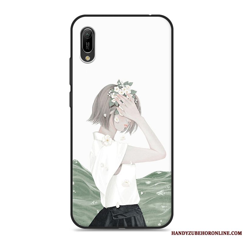 Etui Huawei Y6 2019 Lille Sektion Telefon, Cover Huawei Y6 2019 Frisk Kunst