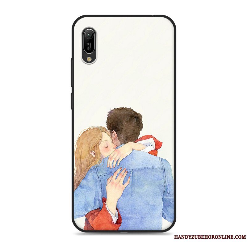 Etui Huawei Y6 2019 Lille Sektion Telefon, Cover Huawei Y6 2019 Frisk Kunst