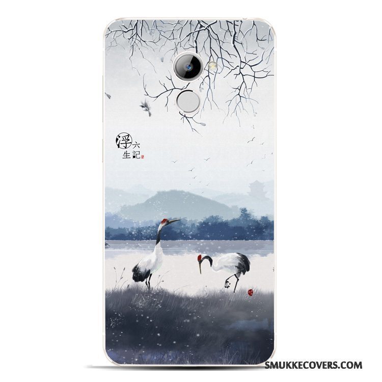 Etui Huawei Y6 Pro 2017 Silikone Grøn Smukke, Cover Huawei Y6 Pro 2017 Beskyttelse Telefonkinesisk Stil