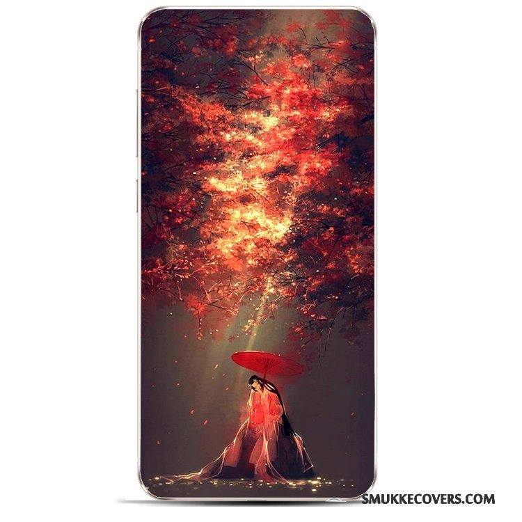 Etui Huawei Y6 Pro 2017 Vintage Scenery Telefon, Cover Huawei Y6 Pro 2017 Blød Grøn Vind