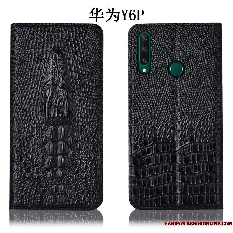 Etui Huawei Y6p Beskyttelse Telefonblå, Cover Huawei Y6p Tasker Anti-fald