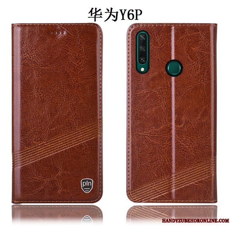 Etui Huawei Y6p Folio Telefonanti-fald, Cover Huawei Y6p Tasker