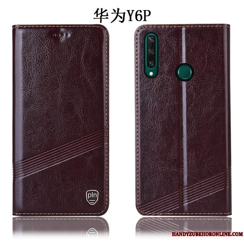 Etui Huawei Y6p Folio Telefonanti-fald, Cover Huawei Y6p Tasker