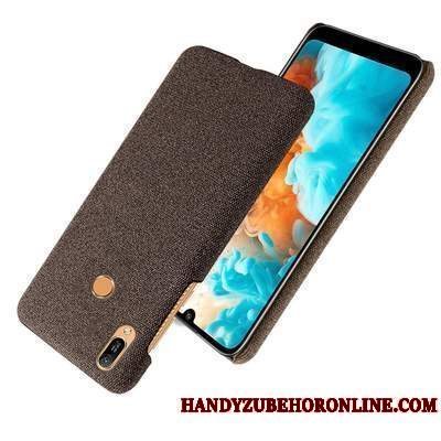 Etui Huawei Y6s Beskyttelse Hård Klud, Cover Huawei Y6s Nubuck Grå