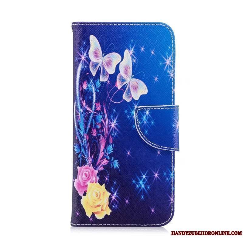Etui Huawei Y6s Beskyttelse Sommerfugle Telefon, Cover Huawei Y6s Folio Hvid