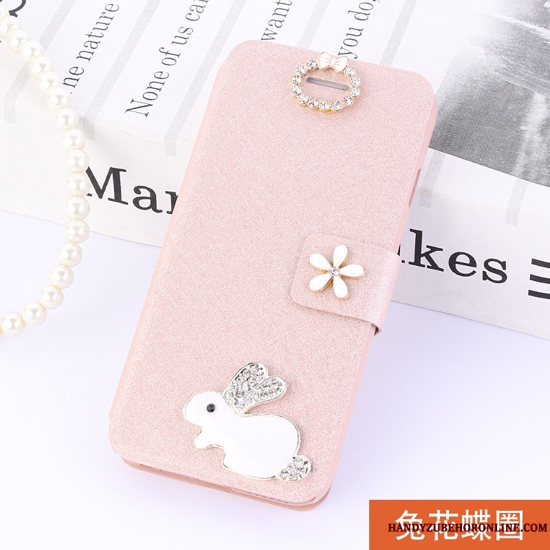 Etui Huawei Y7 2018 Beskyttelse Anti-fald Telefon, Cover Huawei Y7 2018 Folio Rød