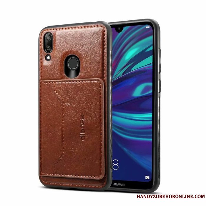 Etui Huawei Y7 2019 Beskyttelse Lyse Telefon, Cover Huawei Y7 2019 Folio