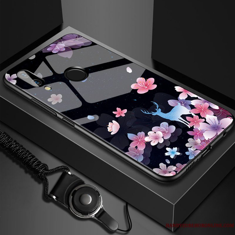 Etui Huawei Y7 2019 Blød Glas Tilpas, Cover Huawei Y7 2019 Beskyttelse Anti-fald Trend