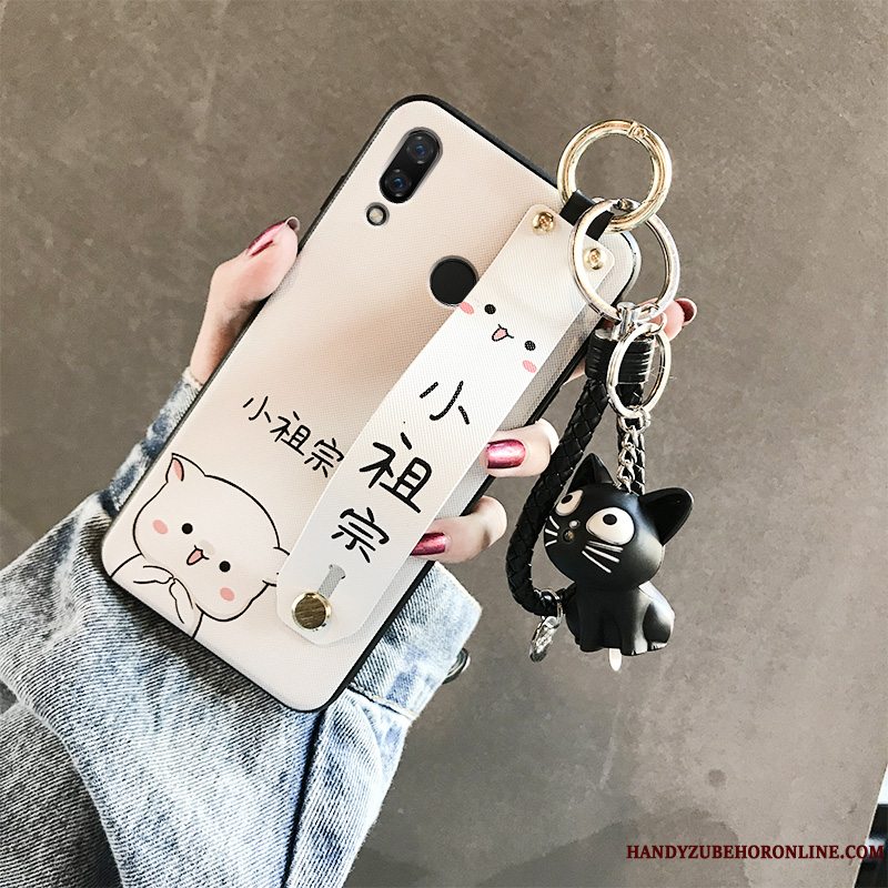 Etui Huawei Y7 2019 Kreativ Sort Smuk, Cover Huawei Y7 2019 Tasker Telefontrendy