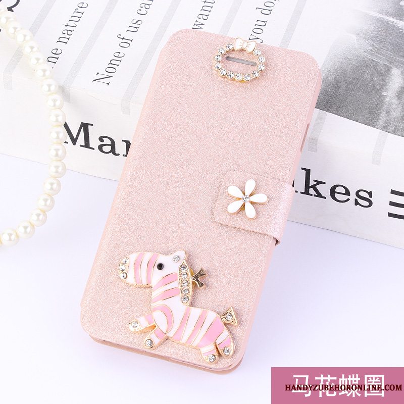 Etui Huawei Y7 2019 Læder Telefonrød, Cover Huawei Y7 2019 Tasker Anti-fald