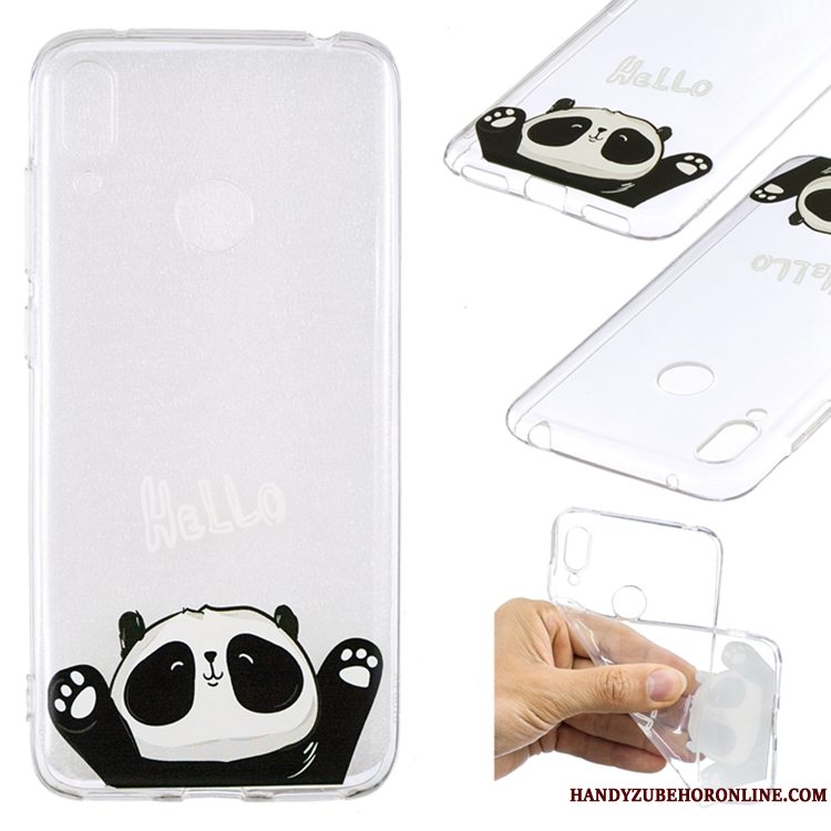 Etui Huawei Y7 2019 Silikone Anti-fald Blå, Cover Huawei Y7 2019 Tasker Telefontrend