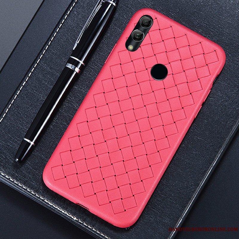 Etui Huawei Y7 2019 Tasker Hver Dag Ny, Cover Huawei Y7 2019 Blød Strikkede Telefon