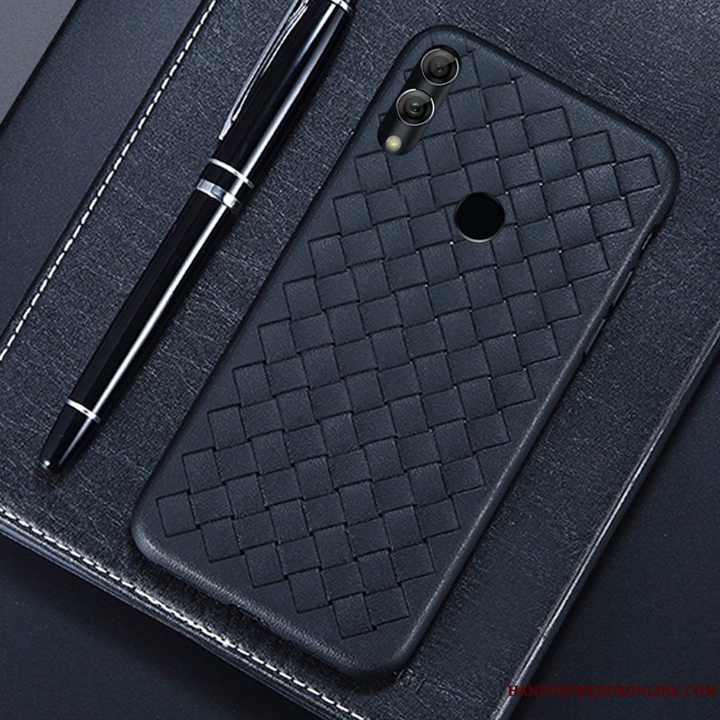 Etui Huawei Y7 2019 Tasker Hver Dag Ny, Cover Huawei Y7 2019 Blød Strikkede Telefon