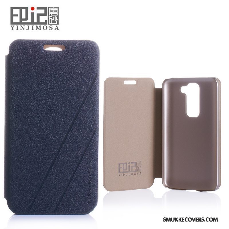 Etui Lg G2 Læder Telefonrød, Cover Lg G2 Support