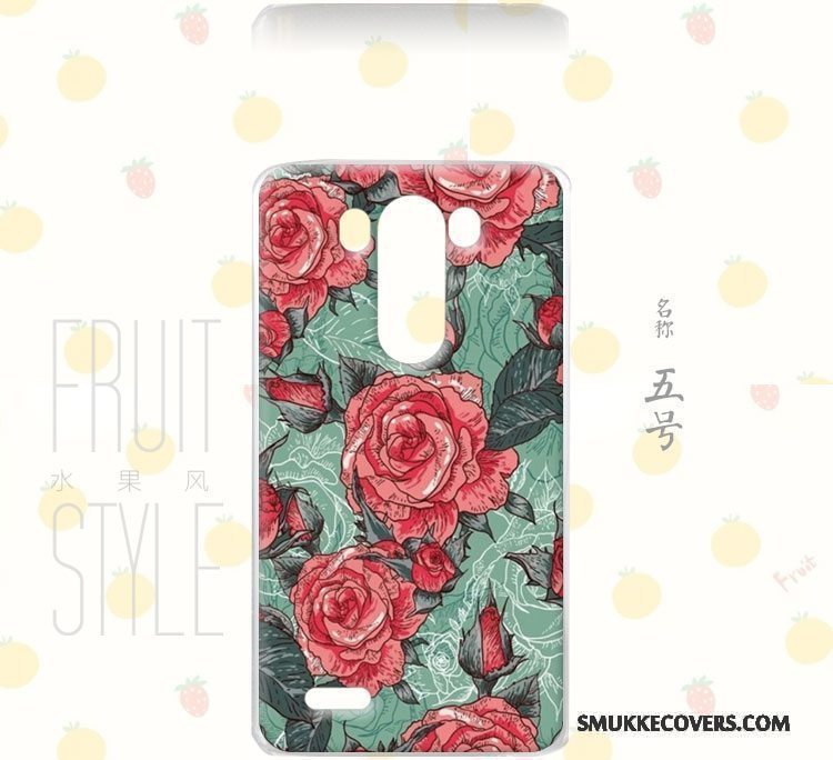 Etui Lg G3 Blomster Telefonvind, Cover Lg G3 Tasker Af Personlighed Anti-fald