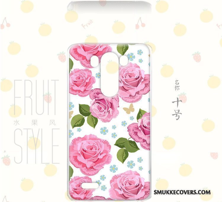 Etui Lg G3 Blomster Telefonvind, Cover Lg G3 Tasker Af Personlighed Anti-fald