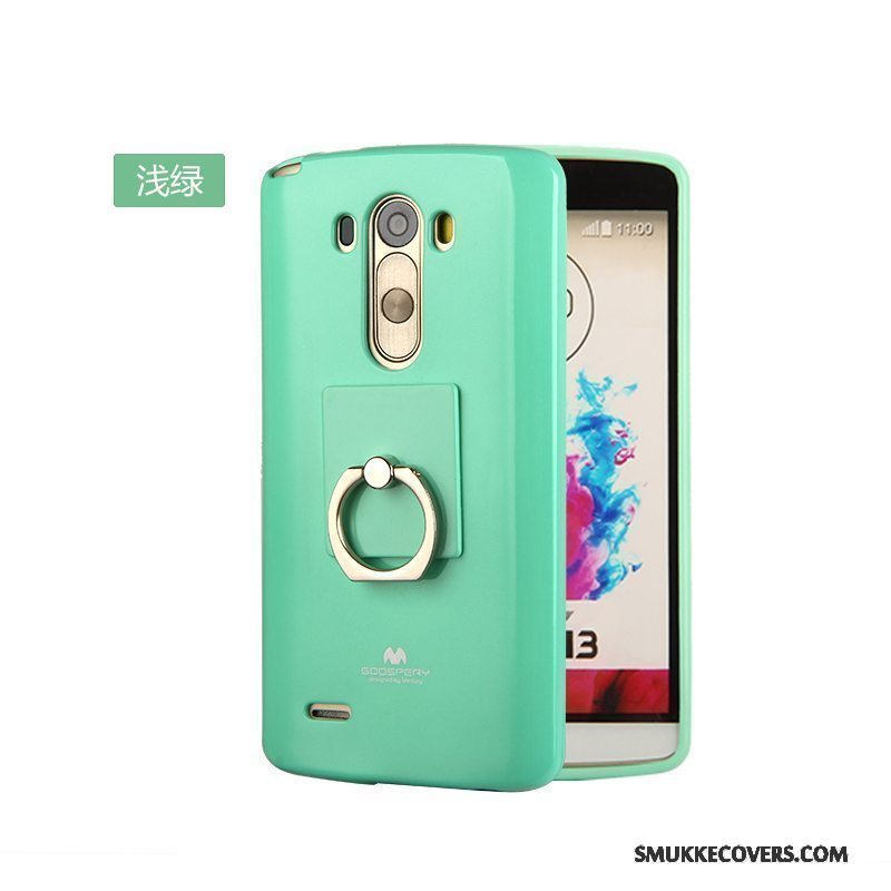 Etui Lg G3 Blød Rød Tynd, Cover Lg G3 Beskyttelse Telefon