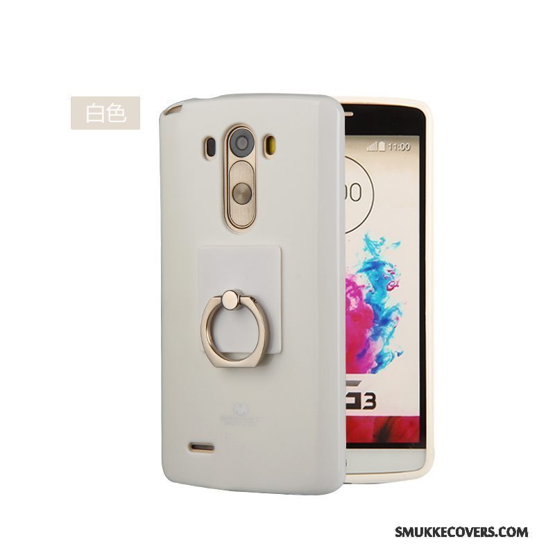 Etui Lg G3 Blød Rød Tynd, Cover Lg G3 Beskyttelse Telefon