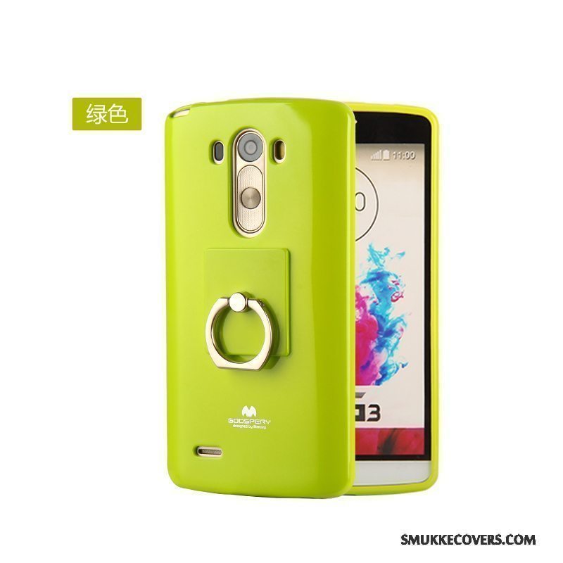 Etui Lg G3 Blød Rød Tynd, Cover Lg G3 Beskyttelse Telefon