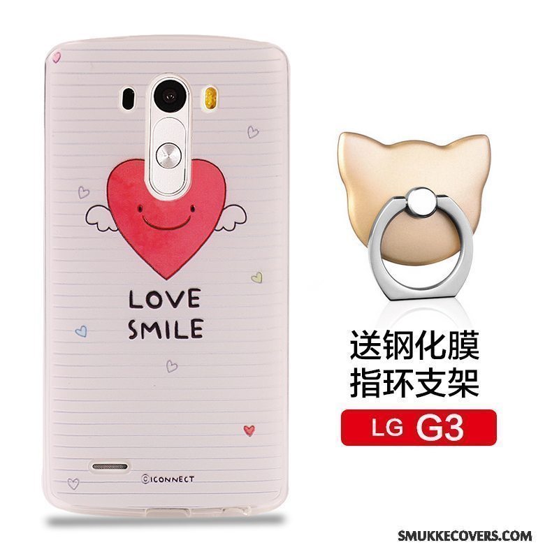 Etui Lg G3 Blød Telefontilpas, Cover Lg G3 Silikone Anti-fald