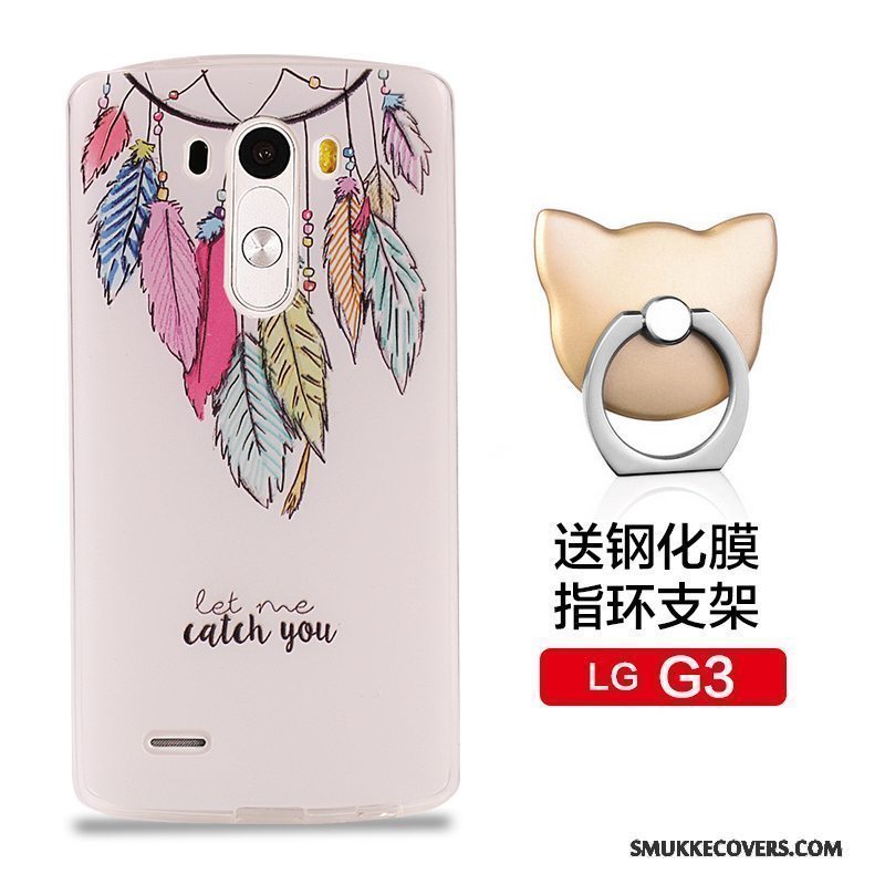 Etui Lg G3 Blød Telefontilpas, Cover Lg G3 Silikone Anti-fald