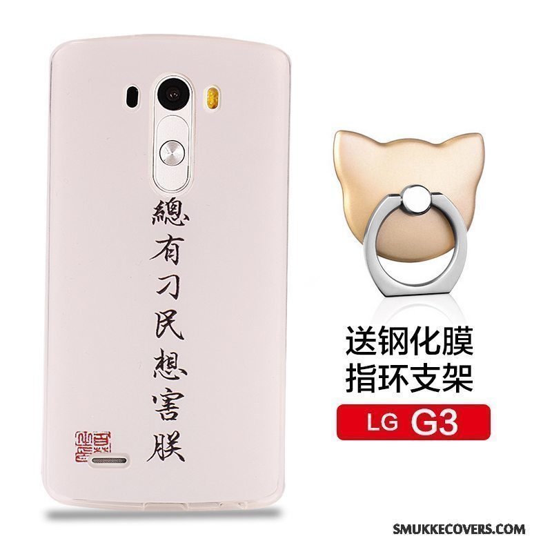 Etui Lg G3 Blød Telefontilpas, Cover Lg G3 Silikone Anti-fald