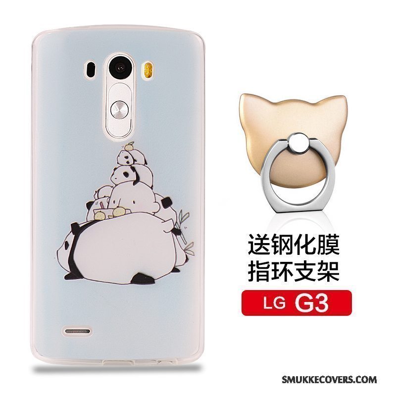 Etui Lg G3 Blød Telefontilpas, Cover Lg G3 Silikone Anti-fald