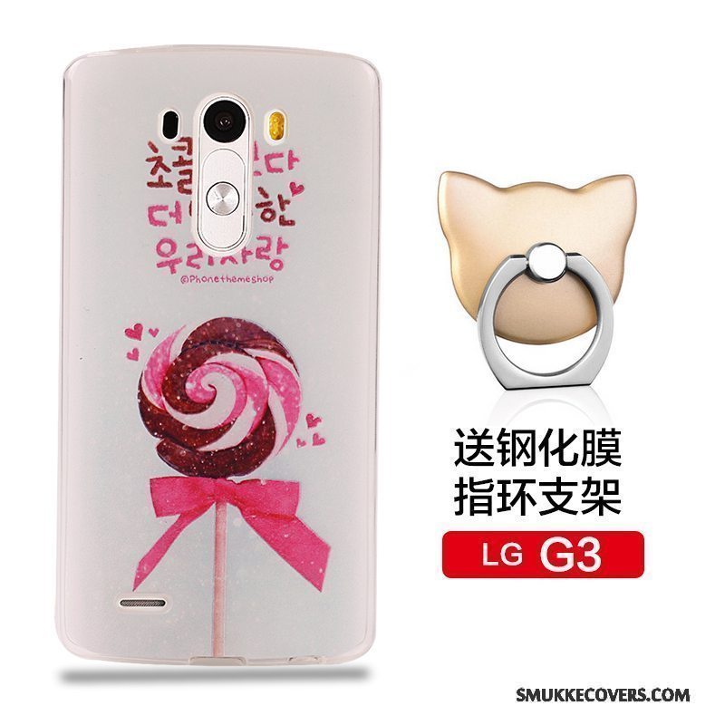 Etui Lg G3 Blød Telefontilpas, Cover Lg G3 Silikone Anti-fald