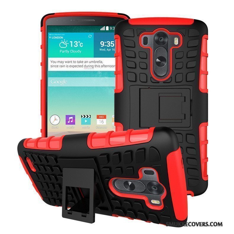 Etui Lg G3 Support Skridsikre Mønster, Cover Lg G3 Kreativ Anti-fald Grøn