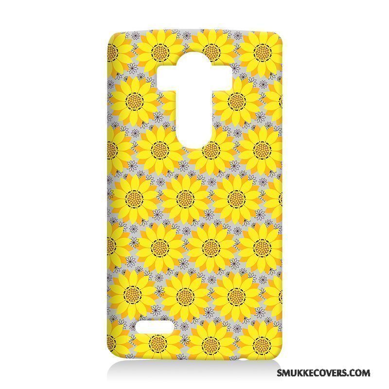 Etui Lg G4 Blød Telefongul, Cover Lg G4 Cartoon Anti-fald Hård